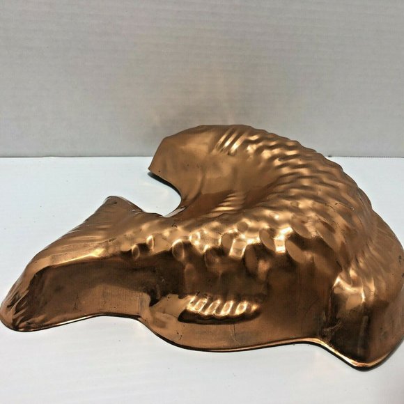 Copper Mold Flying Fish Curved Fish  Made In Korea  Wall Hanging Decor Vintage - Picture 7 of 11